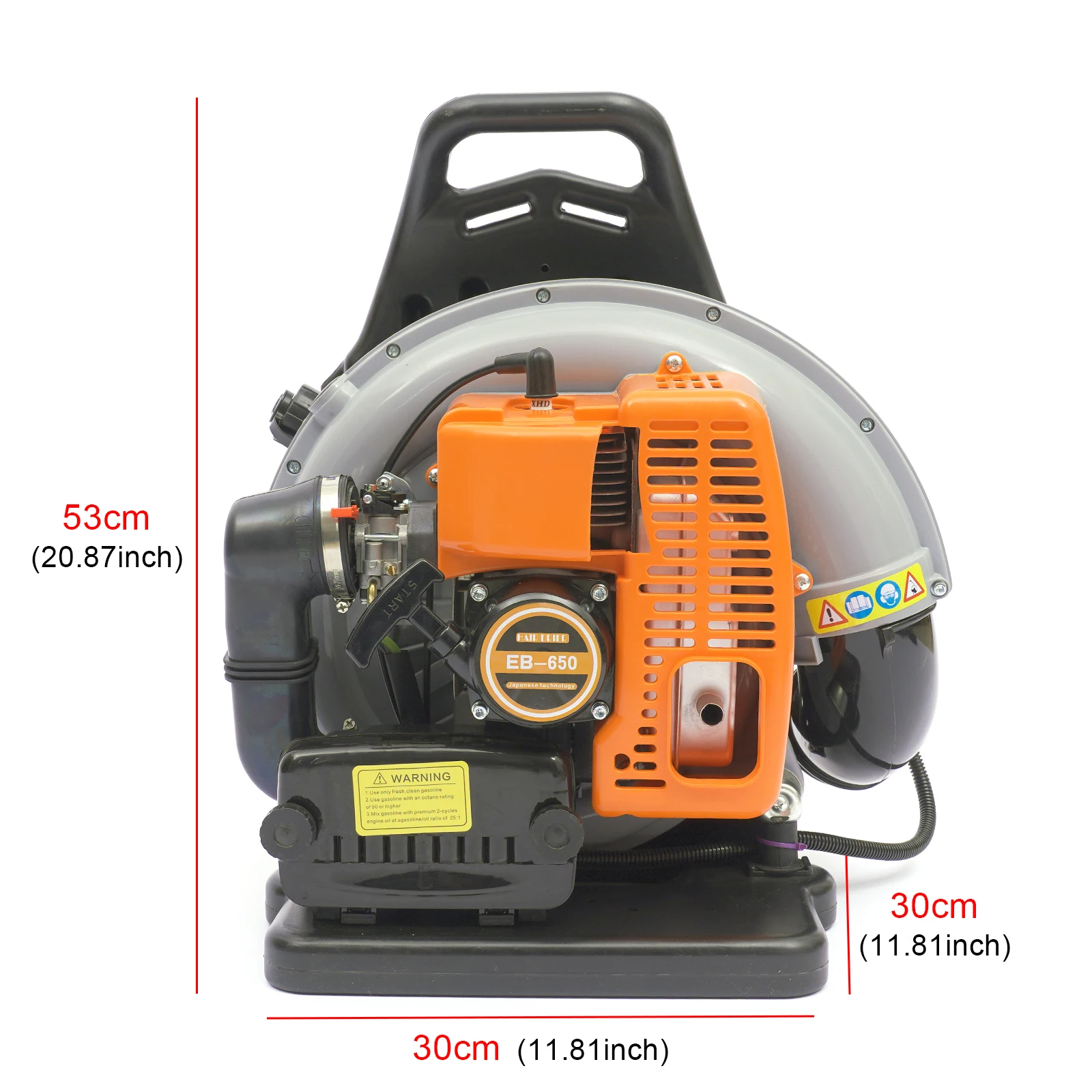 Imagem -05 - Ventilador de Folhas a Gasolina para Limpeza 65cc Ferramentas Elétricas de Jardim Folhas Caídas