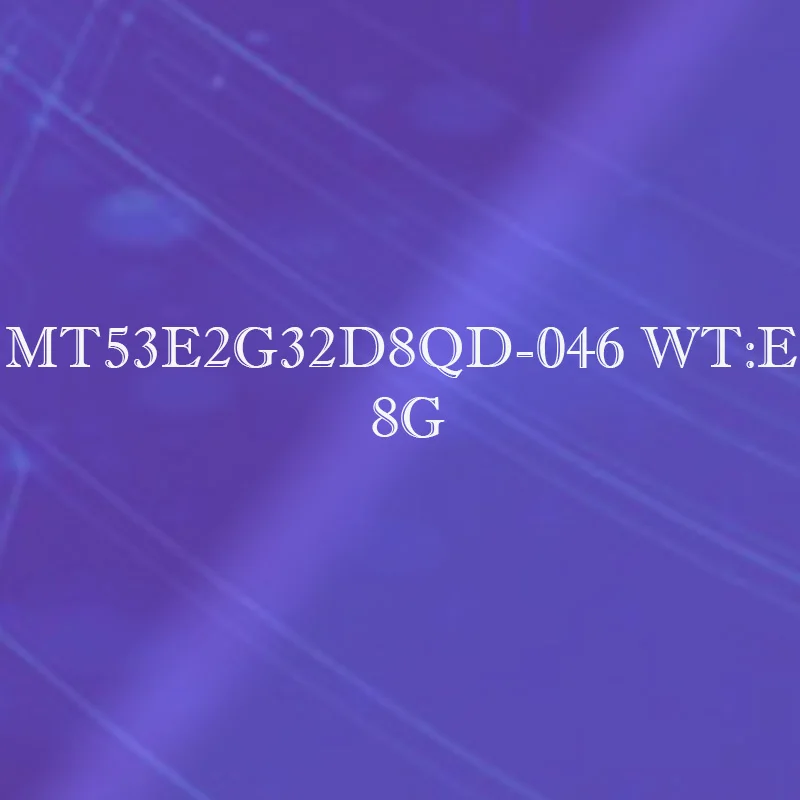 

MT53E2G32D8QD-046 WT:E 8G D9WLV Black frosted shell