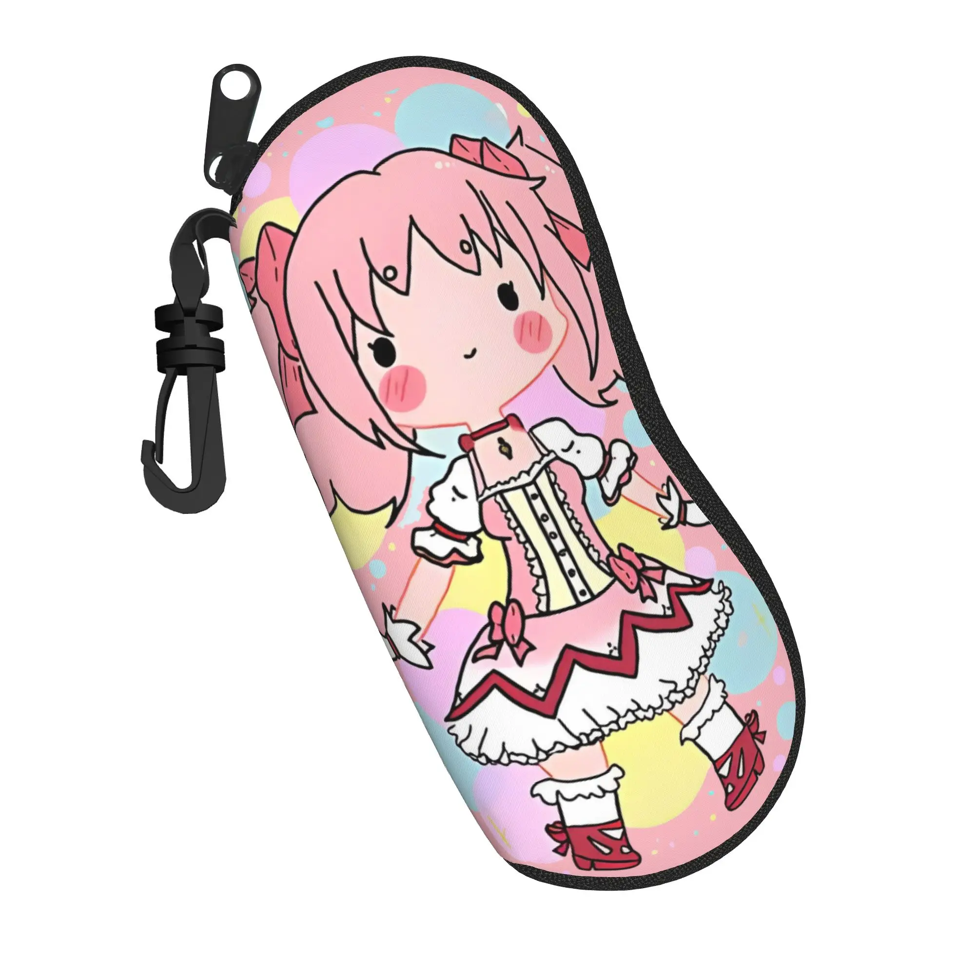 Estuche para gafas de dibujos animados de Puella Magi Madoka Magica, caja impermeable Unisex, bonita caja para gafas Kyubey, contenedor para gafas