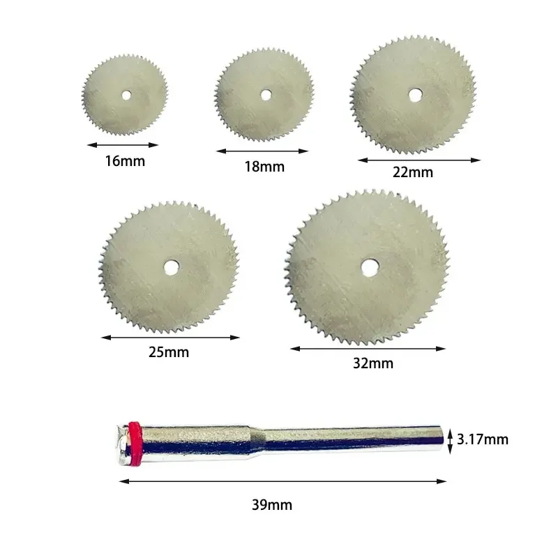 11PCS Ultra-Sharp Mini Circular Saw Blades! Stainless Steel Wood Cutting Discs for Rotary Tools - Universal Fit for Dremel & Ang view 3