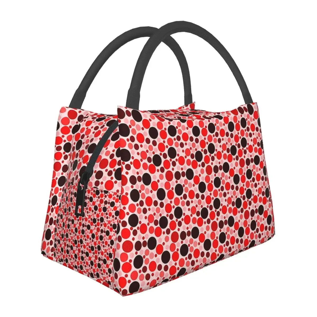 Japanese Artist Yayoi Kusama Lunch Bags Insulated Bento Box Lunch Tote Picnic Bags Cooler Thermal Bag for Woman Kids Office