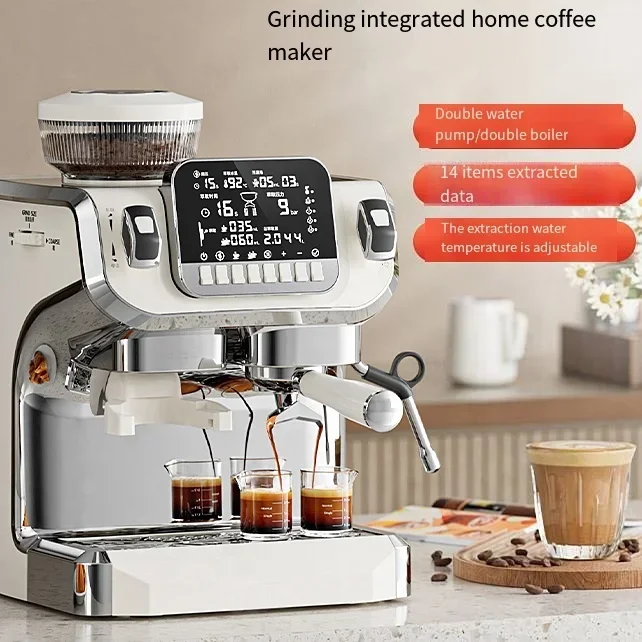 YYHC- Coffee Maker 15 Bar Touch Screen Cappuccino Automatic Coffee Machine with Grinder