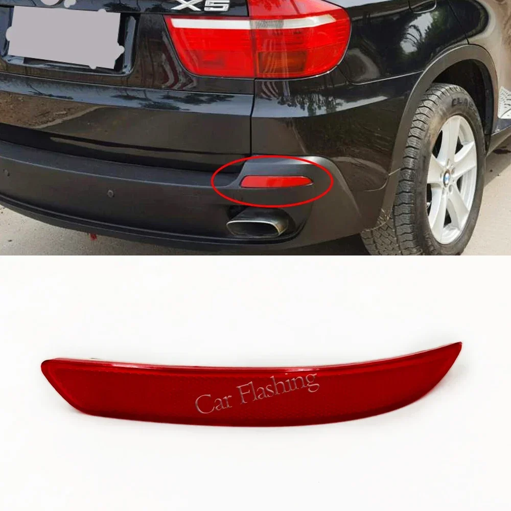 

New！ Left/Right Rear Bumper Reflector Fog Warning Light Brake Light Tail Lamp Stop Light Cover For BMW X5 E70 LCI 63217158949