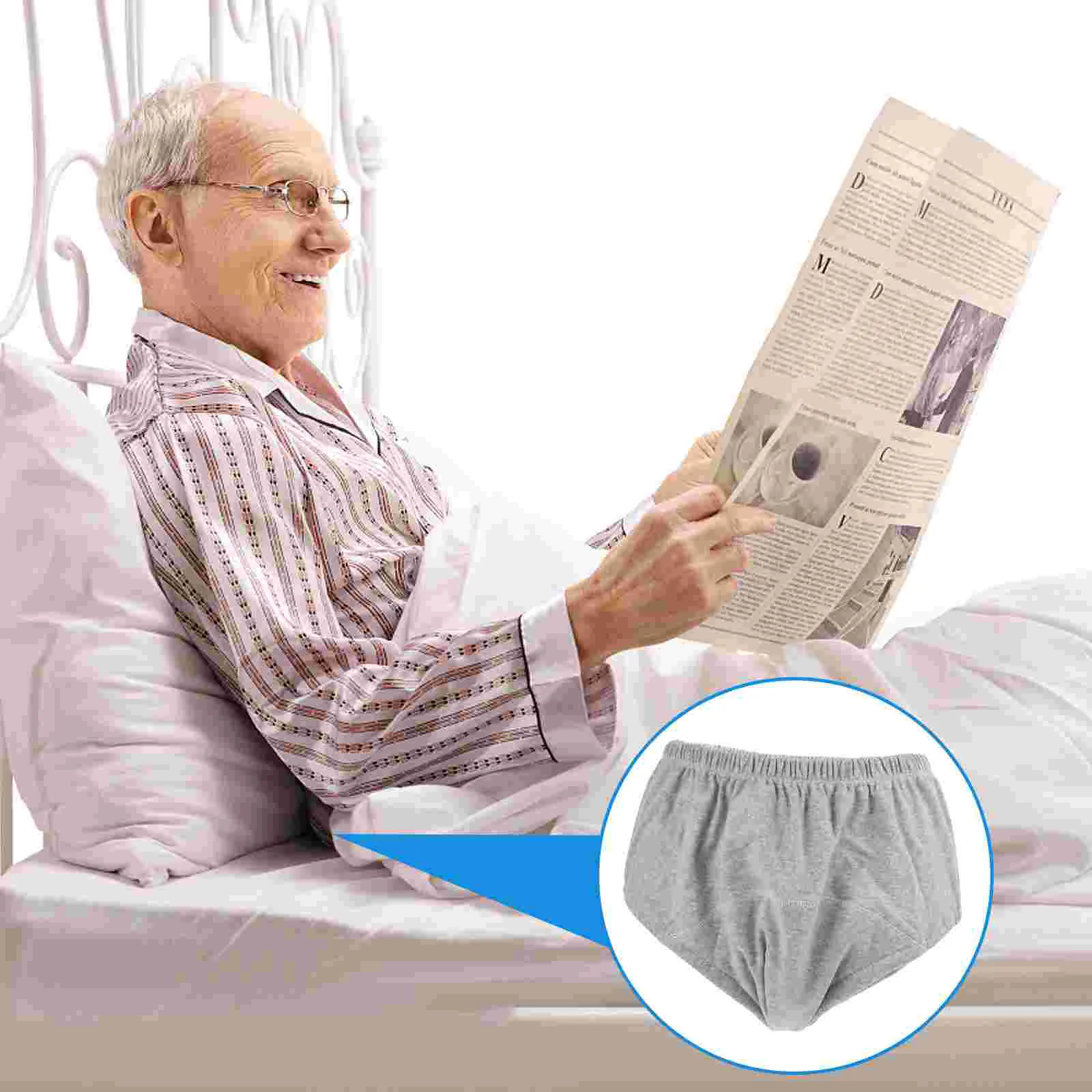 

Reusable Overnight Absorbency Briefs Urine-Proof Nursing Pants Incontinence Leak-Proof Easy To Wear And Take Off Diaper Pants