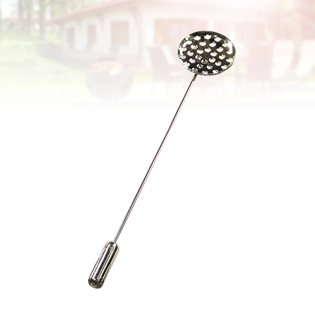 20Pcs Lapel Pin Sticks Silver Alloy Polished Brooch Stick Pins Clutches for Jewelry Craft Making Sewing DIY Accessories