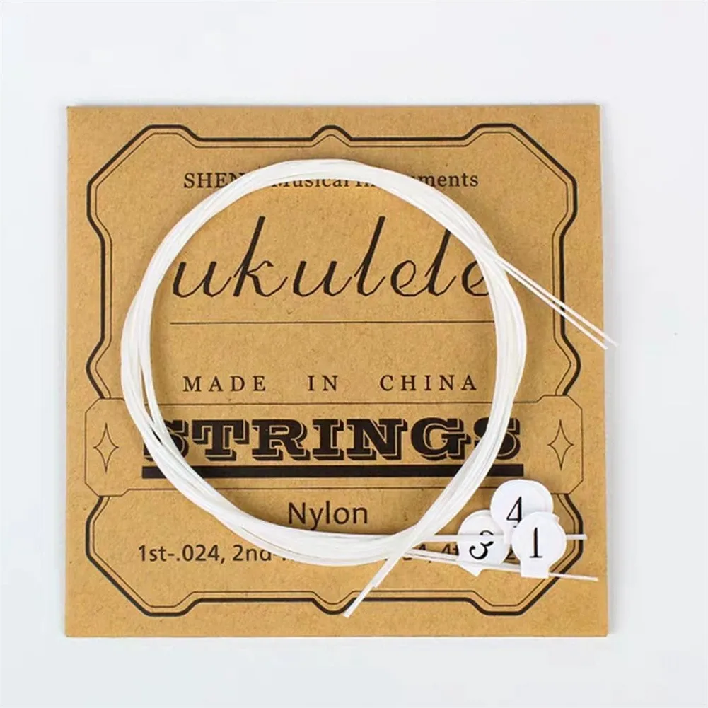 4PCS/Set Nylon Strings Universal Ukulele String For 21 / 23 / 26 Inch Ukulele Guitar Musical Instruments Gear String Accessories