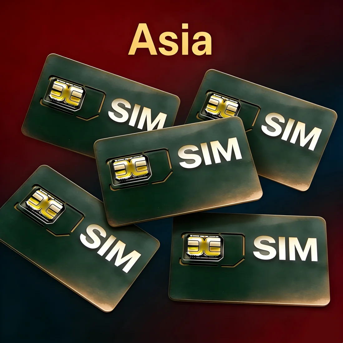 4G SIM Card Asia, Universal Data IoT Device, GPS Tracker, One Year 360MB, Supports 2G, 3G, 4G Networks, Emergency Alarms