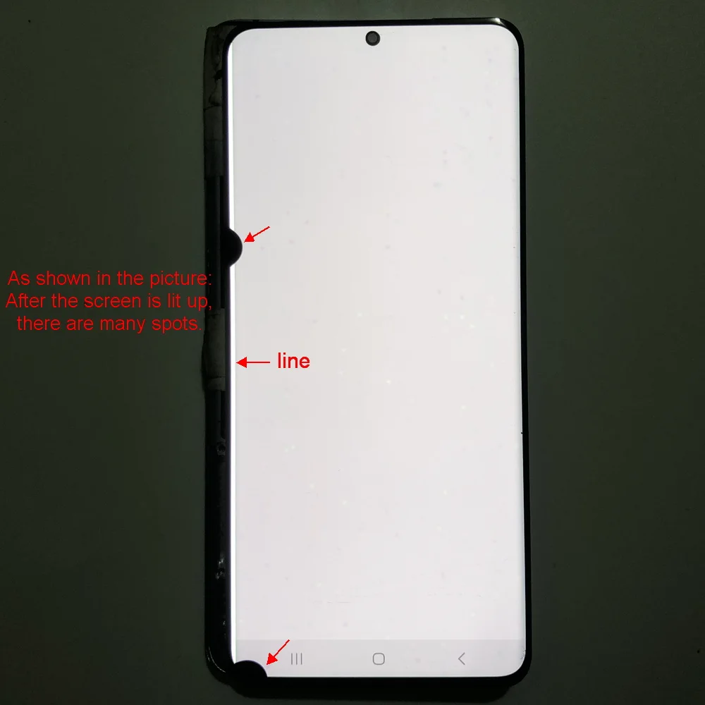 Con difetti Amoled per Samsung Galaxy S20 Plus G985F G985 G986B/DS Display lcd Touch Screen Digitizer Assembly 100% test