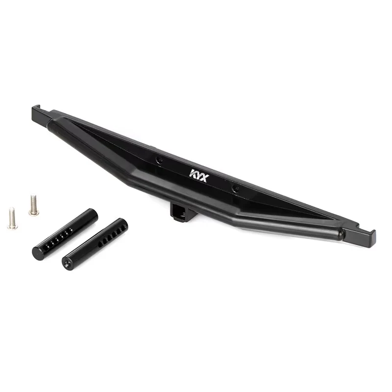 KYX metal rear bumper with trailer hook suitable for 1:10 RC tracked vehicle Trx-4 Defender upgrade and modification accessories