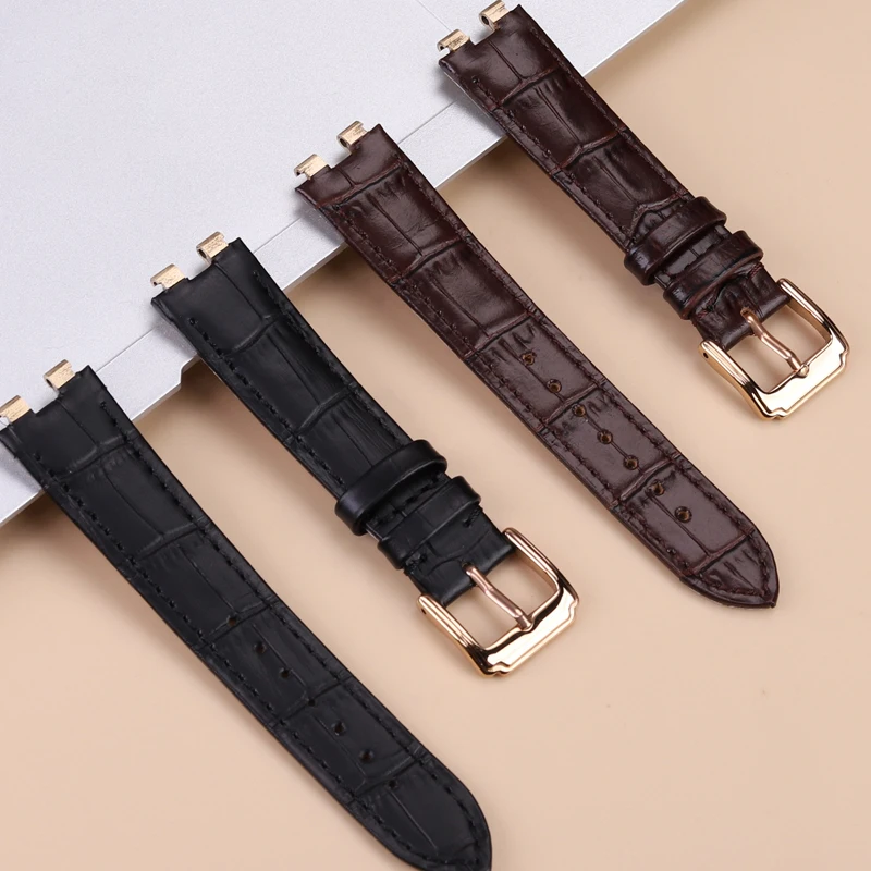 Cowhide Wristband for Piaget PIAGET POLO Series G0A31159/38159 Brown Cowhide  Watch Strap 18mm 21mm watchband Bracelet