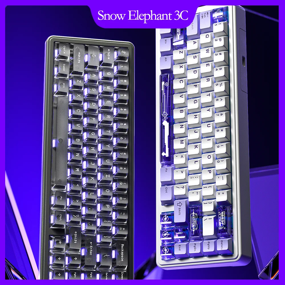 

AULA King68 Inductive Switch Keyboard FPS Gaming Mechanical Keyboard RT 0.01ms Low Latency 8000Hz Polling Rate 0.125ms RGB