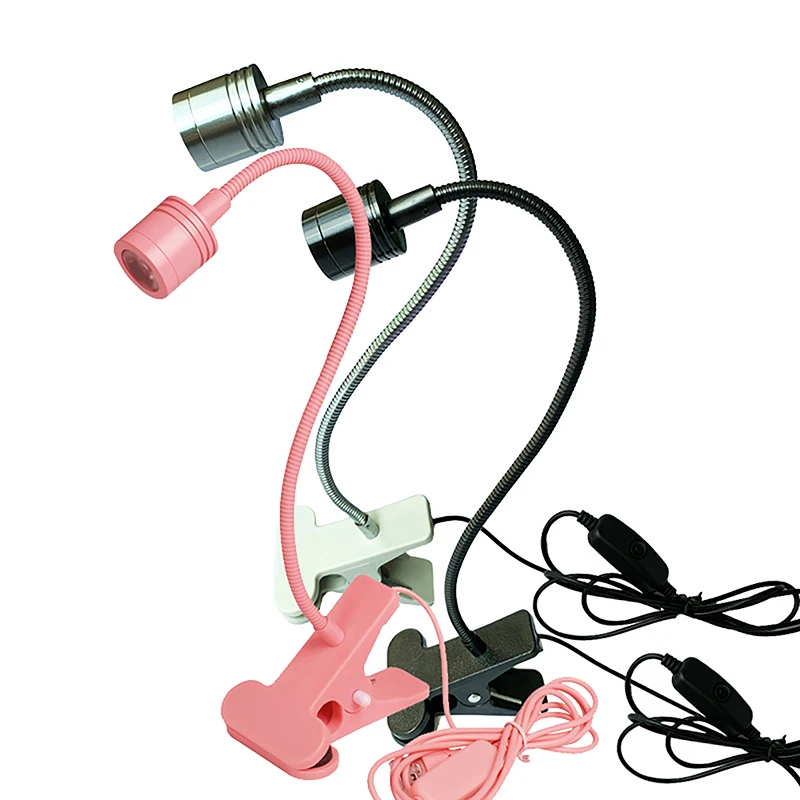 Lampe à col de cygne flexible à tête ronde violette, sèche-ongles de manucure à séchage rapide, lampe à polymériser le vernis gel, N64.