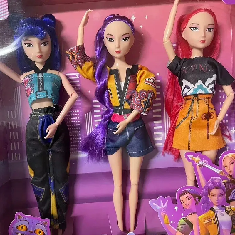 

2025 New series Demon Hunters Doll Action Figure Toy Rumi Mira zoey stylish Characters Vinyl Dolls for Figurine Fan Club Gift