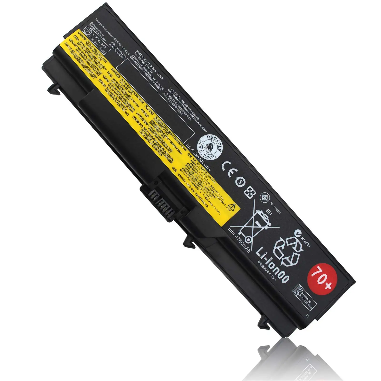 Imagem -03 - Bateria do Portátil para Lenovo Thinkpad 45n1001 70 Mais T430 L420 L420 L430 L512 L520 L530 T410 T410i T420 T420i T430 T510 T520 T530