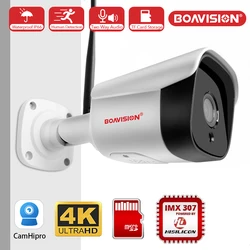 HD 5MP WIFI Wireless IP Camera 1080P CCTV WI-FI Camera Outdoor Alarm 2-Way Audio TF Card Slot 6*Array Led IR 20m CamHipro