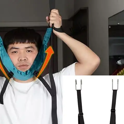 

Cervical Neck Traction Belt Hanging Neck Stretching Cervical Spondylosis Treatment Device Cervical Spine Orthosis Traction Frame