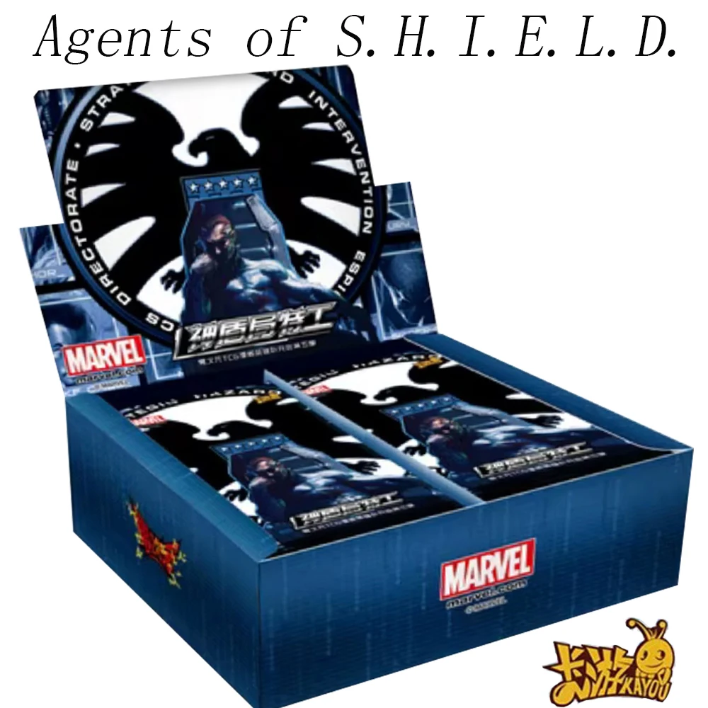 KAYOU Marvel Collection Cards for Kids Action Fantasy Movies Agents of S.H.I.E.L.D. Rare Cool Characters Cards Christmas Present