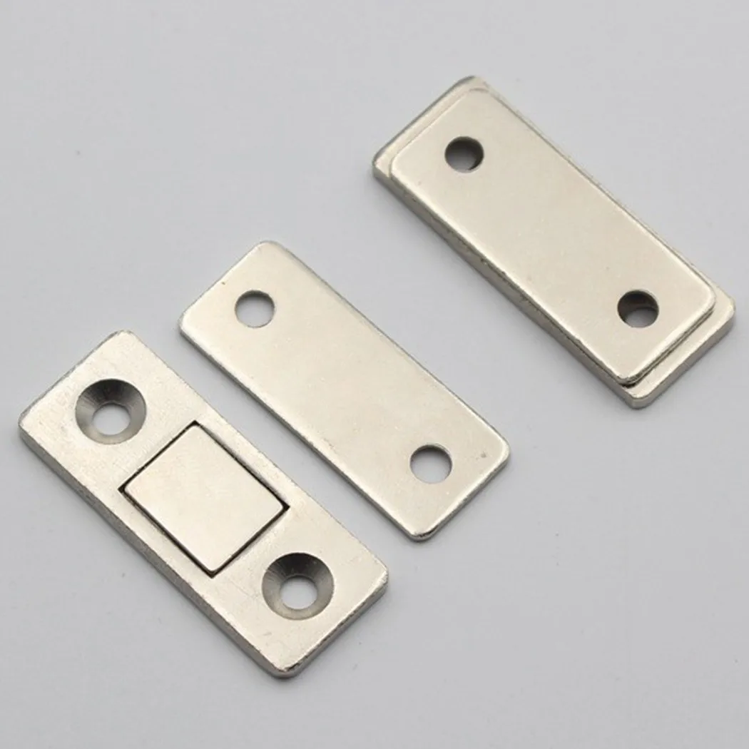 4Pcs  Magnetic Cabinet Catches Magnet Door Stops Door Closer With Screw For Closet Cupboard Furniture Hardware