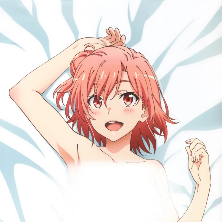 Anime My Youth Romantic Comedy Is Wrong, As I Expected Yuigahama Yui Girl Dakimakura Hugging Body Pillowcase Cover Wedding Dress