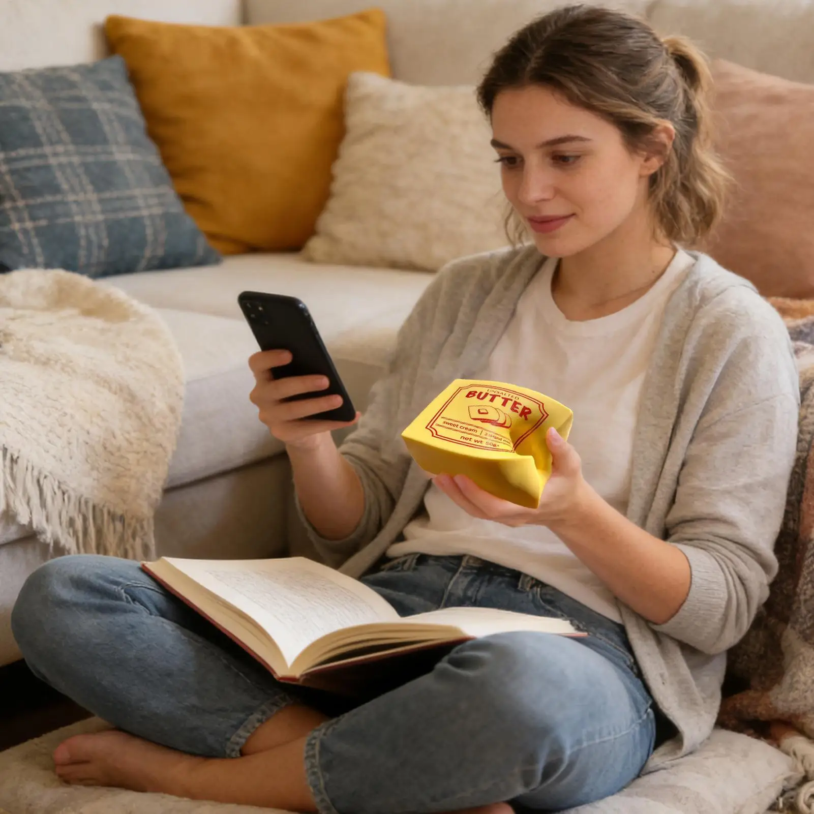 Stress Squeeze Toy Slow Rebound Sensory Butter Toy Squeeze Butter Fidget For Home Classroom School Party Gathering Office