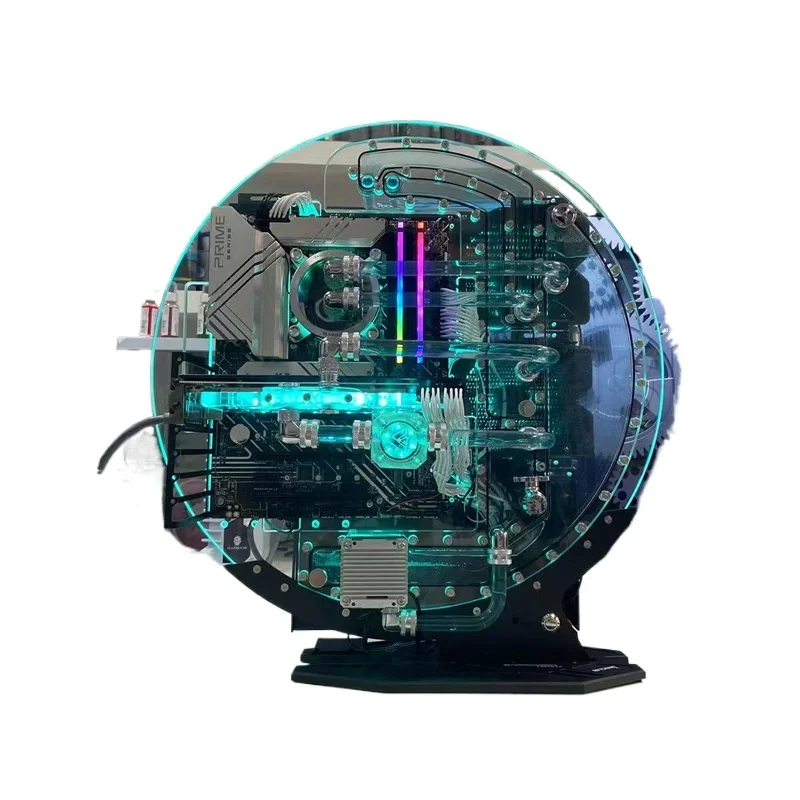 

Limited Edition Round Split Water Cooled Chassis, Computer Host Black Myth