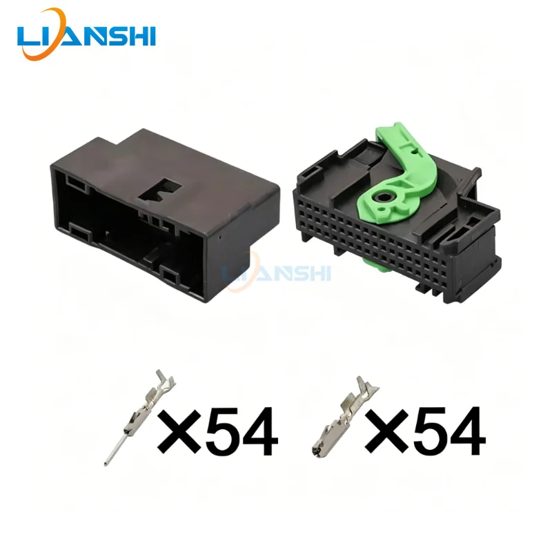 54Pin 0.6mm Pitch Automotive Connector Male Female Plug Compatible with VW Audi Skoda for ECU BCM Wiring Harness