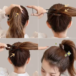 Fashion wig Braided Hair Band For Women Pigtail Type Rubber Bands Korean Style Hair Ring For Girl Hair Ponytail Holder