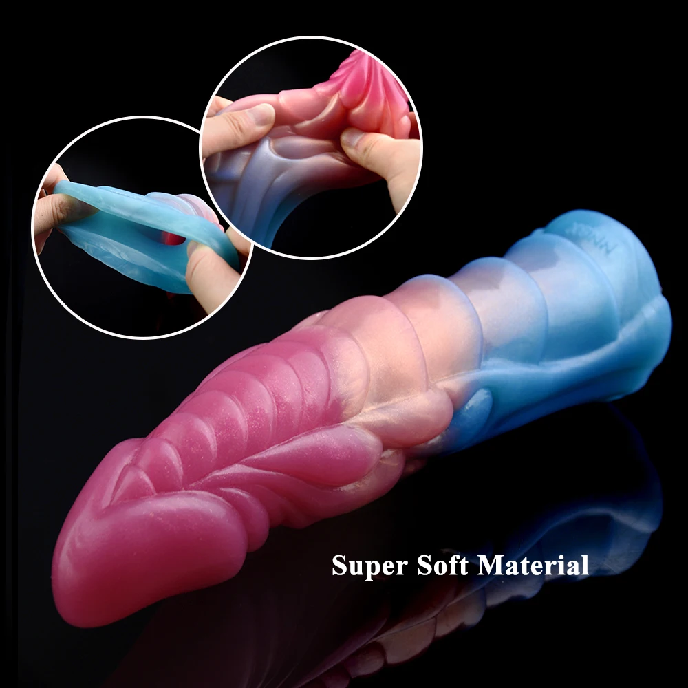 NNSX Unicorn Flexible Glans Penis Enlarger Extender Delay Ejaculation Cock Ring Sleeve Silicone Wearable Adult Sex Toys For Men