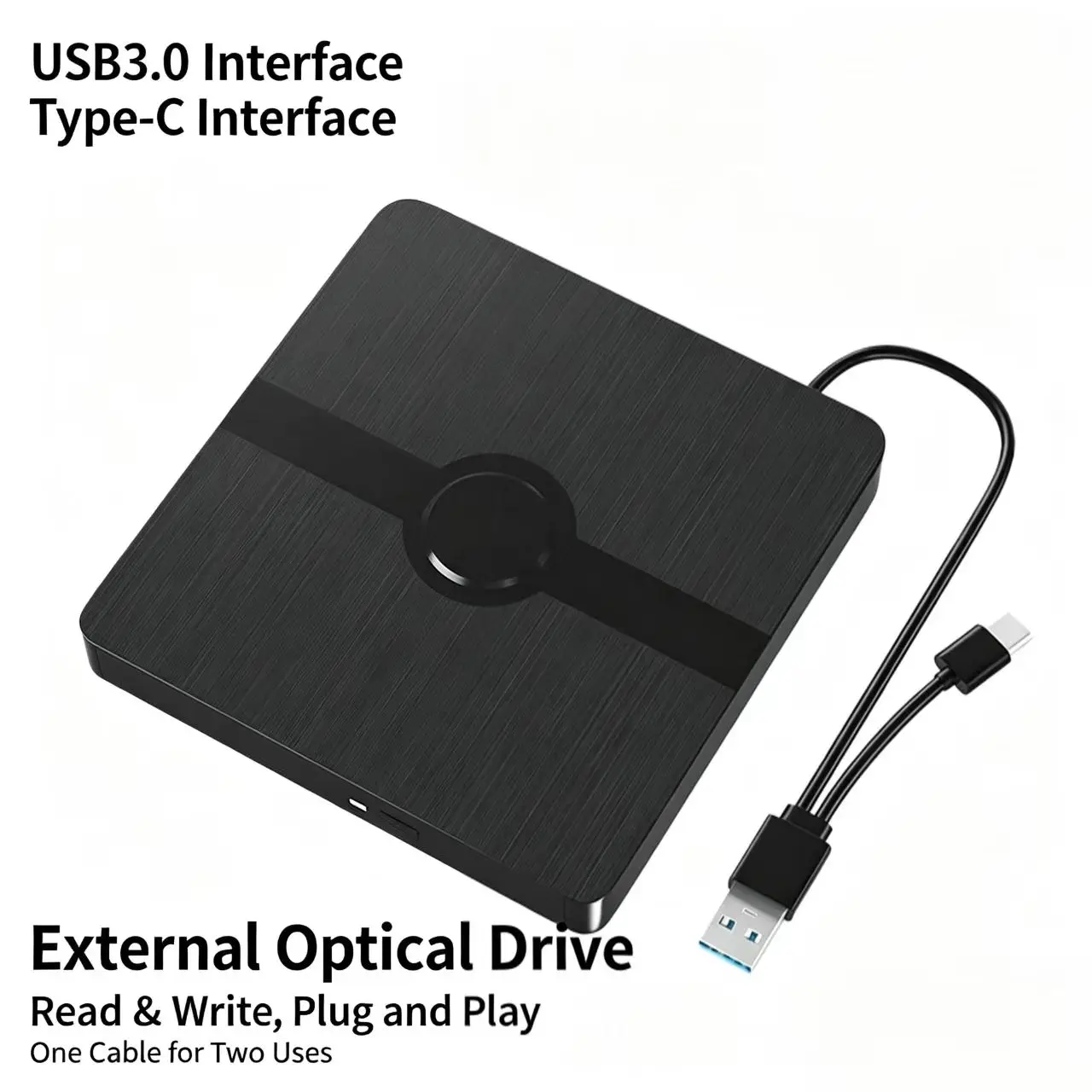 USB External Optical Drive DVD Burner 3.0 Type-c Portable Optical Drive External Computer Universal Desktop