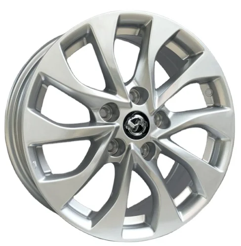 

Ready to Ship 16*6.5 Inch 5x114.3 Luxury Silver Alloy Car Wheel Rims with JWL VIA Certificated