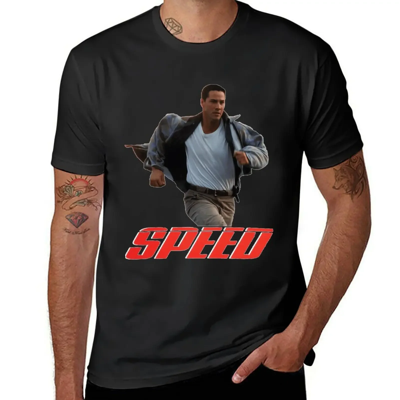 

Keanu-Reeves-Speed T-Shirt blue archive funny shirt cotton for a boy plus size tops mens plain t shirts