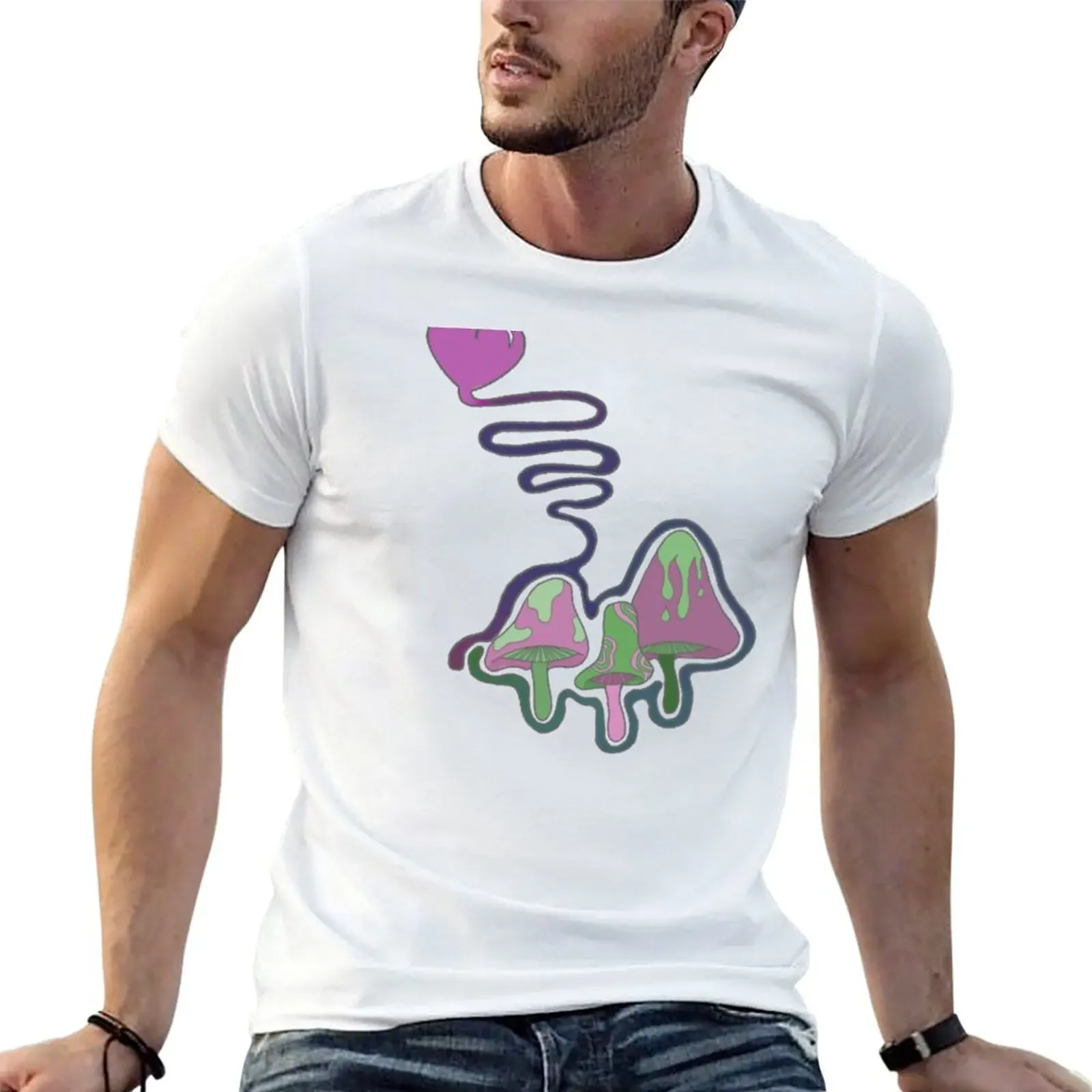 

Mushroom Love T-Shirt sublime customs valentines boutique clothes customs design your own funny t shirts men