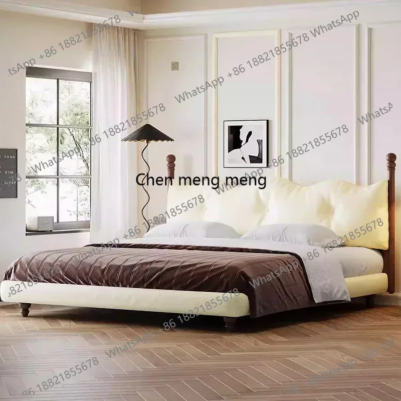 Human Dog Modern Bed Bedroom Frame Luxury Double Design Massage Bed European Simple Safe Letto Matrimoniale Unique