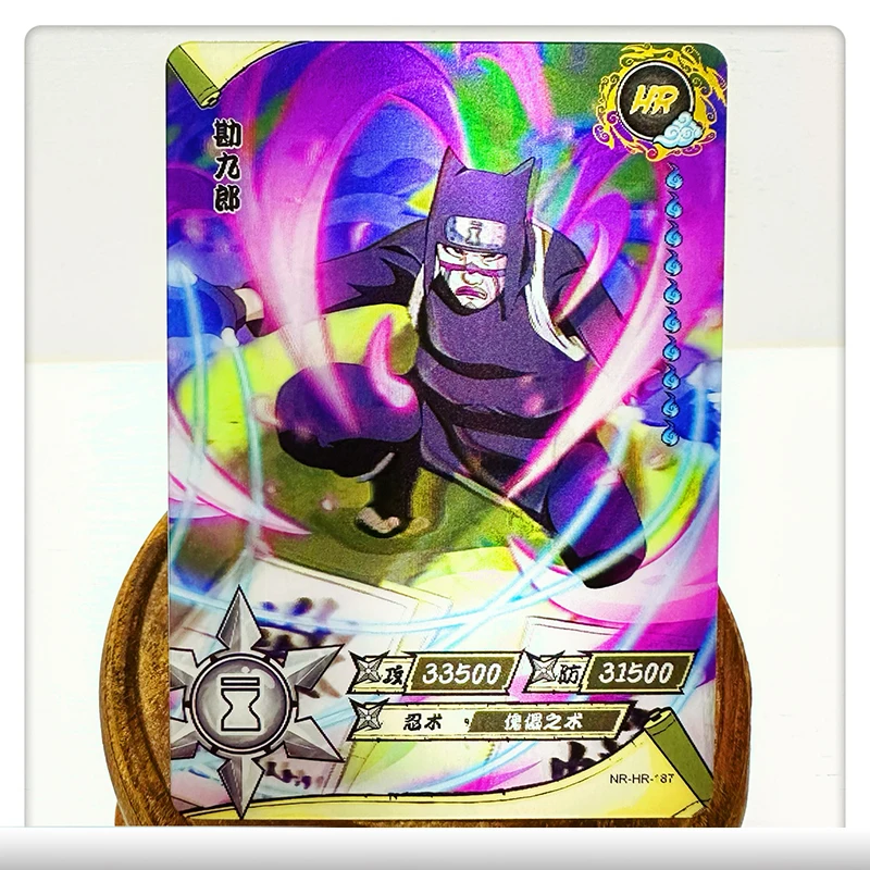 KAYOU NARUTO HR Card Anime Ootutuki Kaguya Jiraiya Uchiha Madara Uchiha Obito New Game Collection Children\'s Toys Birthday Gifts