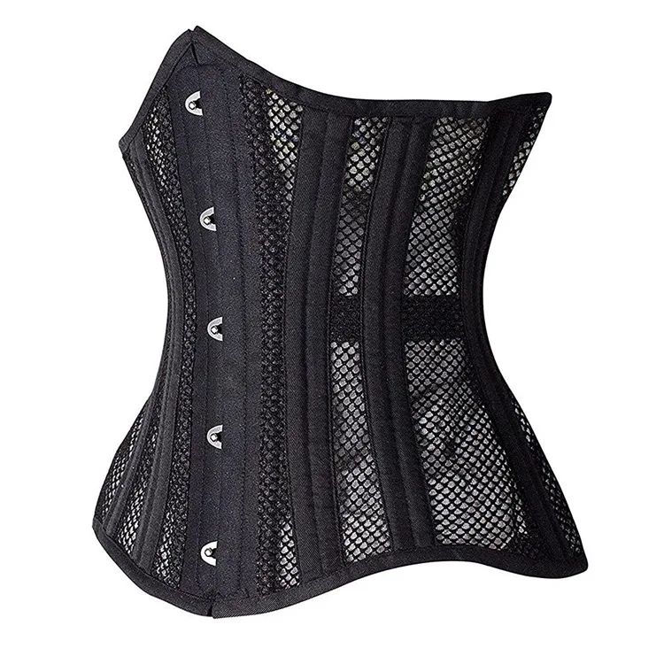 The new lengthened bag, crotch, mesh, steel bone, palace, waist, abdomen, girdle, waist clip, outer wear, personalized matching