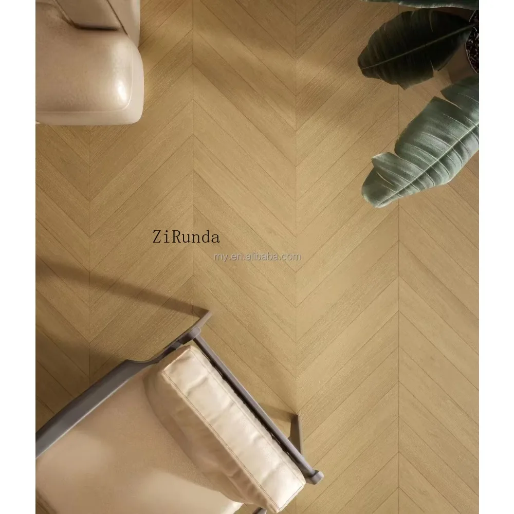 نسخة مخصصة من أرضية خشبية هندسية لأرضية خشب الجوز من خشب البلوط مع عملية مصقولة