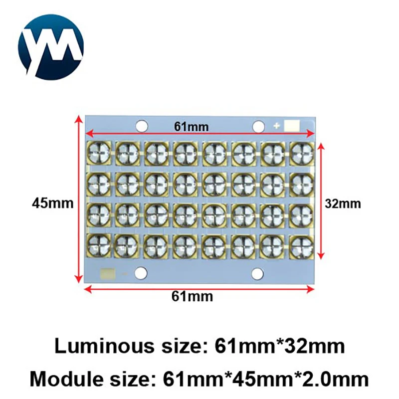 6565 UV LED Strip 320 Watts High Power Violet 365nm 370nm 380nm 385nm 395nm 400nm 405nm