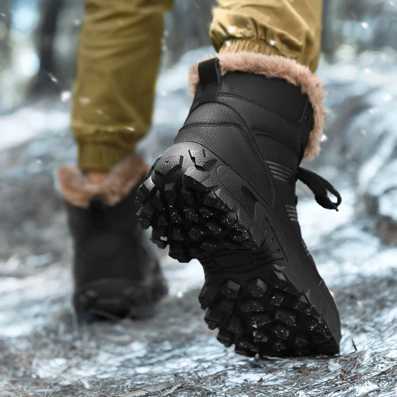 Buty Meskie Męskie buty 2025 Nowe zimowe kapcie Ciepłe męskie buty Wodoodporne Antypoślizgowe Pluszowe sneakersy Męskie tenisówki Buty Męskie Sneakersy Zimowe