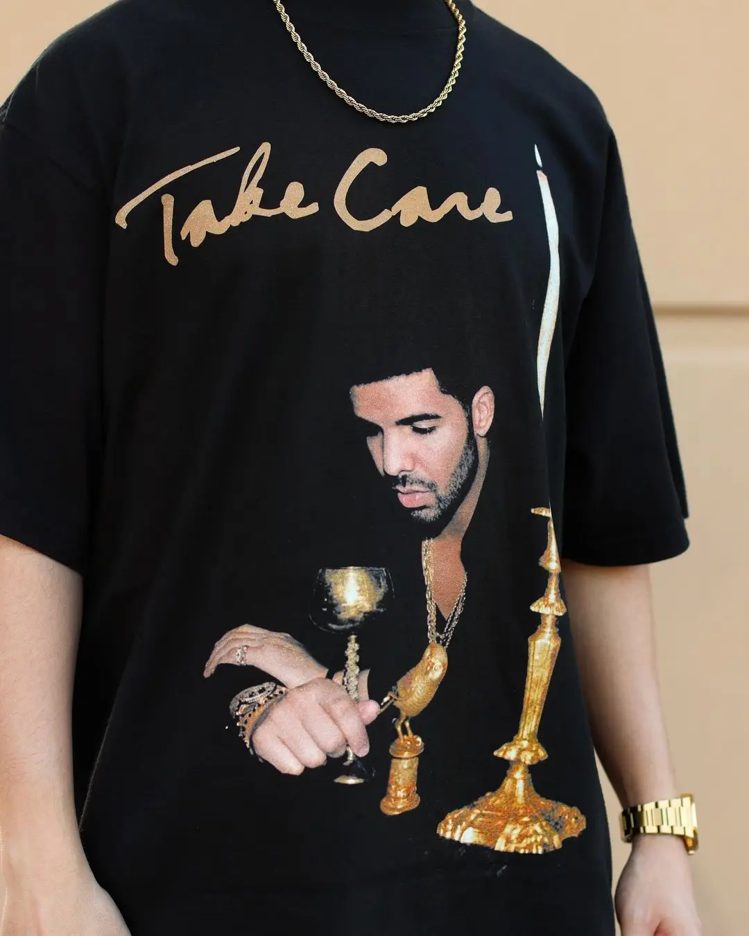 Drake Take Care Tee Y2k Fashion Streetwear Vintage Casual Print T Shirts Daily Wear O Neck Short Sleeve Fans Gift Unisex