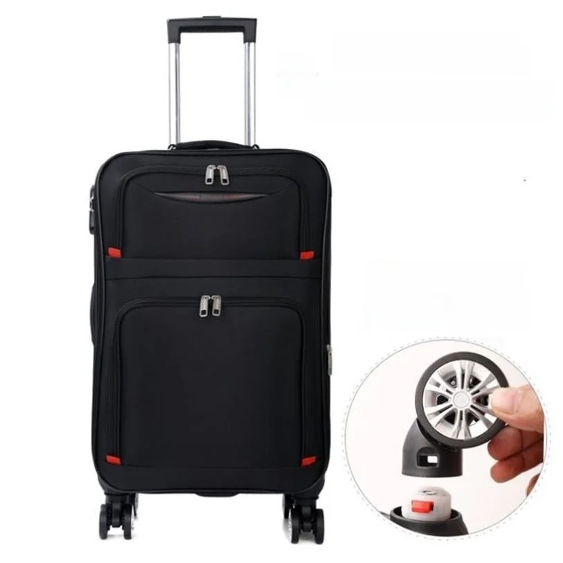 

Большой дорожный чемодан-тележка из ткани Оксфорд, унисекс, портативный багаж для путешествий и туризма