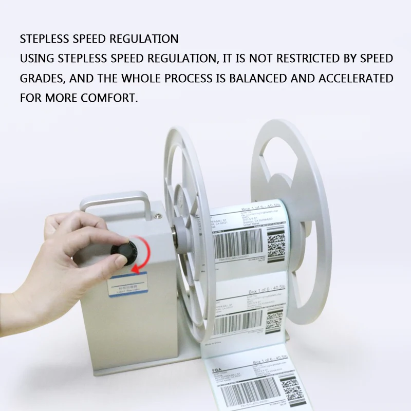 Imagem -03 - Totalmente Automático Barcode Label Rewinder Auto-adesivo Rolo de Papel Lavável Enrolador de Máquina de Papel t6