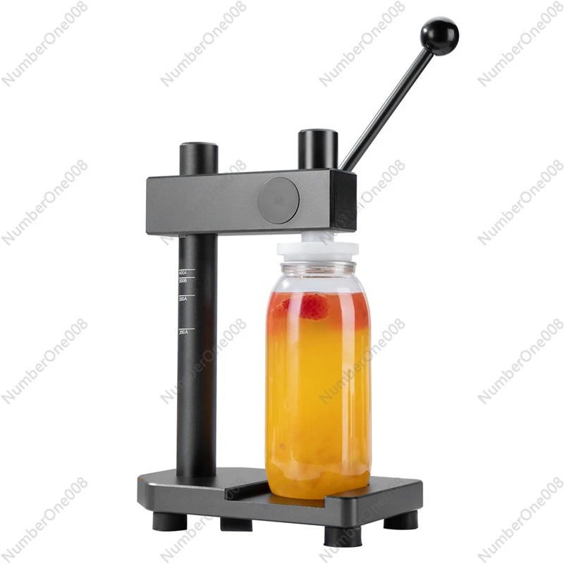 

Ручная укупорочная машина для бутылок, 51 мм, коммерческий ручной инструмент для быстрого запечатывания, сока чая с молоком, портативной конструкцией и запасными зажимами