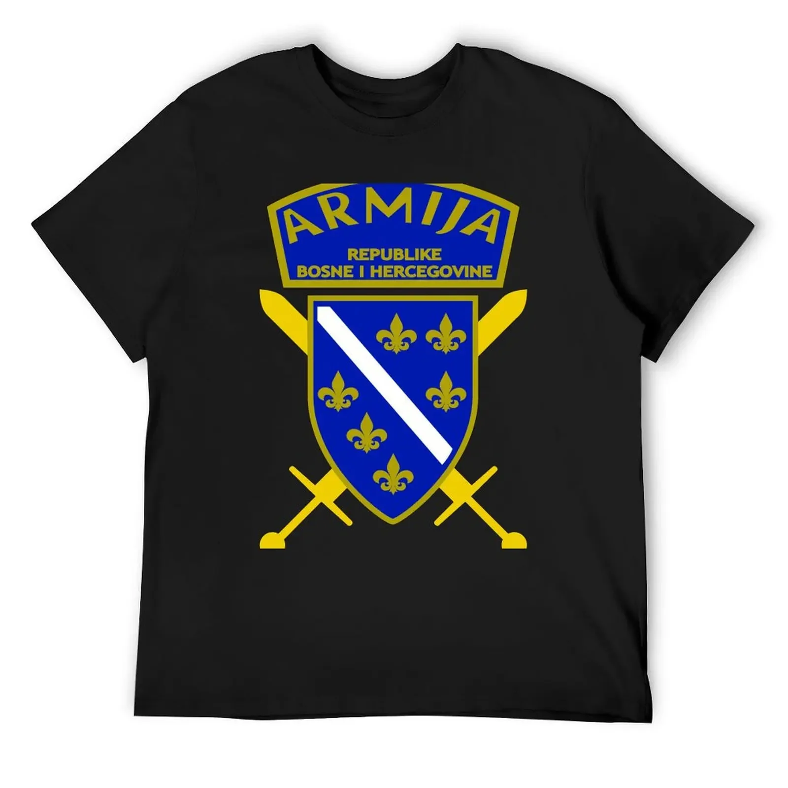 Armija Bosna i Herzegovina BiH Bosnia Version 2 T-Shirt blacks sublime cotton graphic tees T-shirts for men cotton