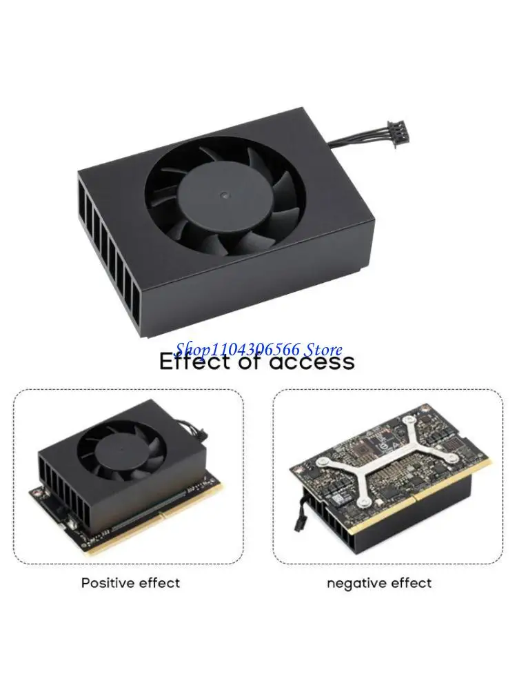 02DD Heat Dissipation Embedded Cooling Fan PWM Speed Adjustable for Orin-Nano NX
