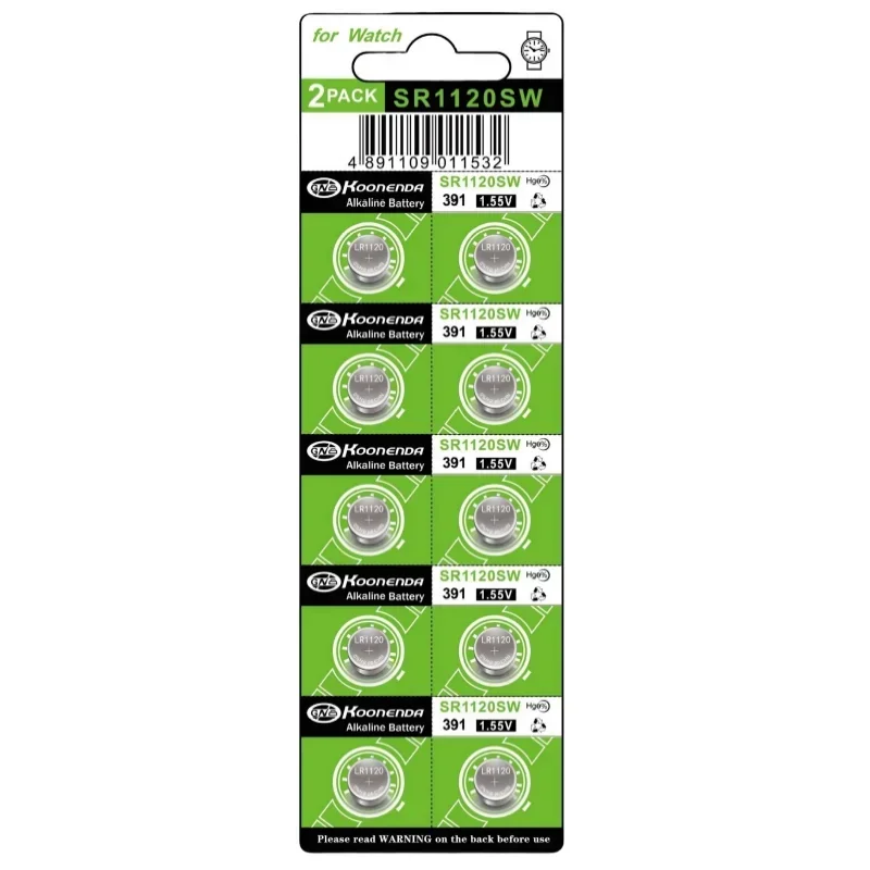 10pcs AG8  1.5V Alkaline Button Cell Battery LR1120 LR57 SR55 LR55 CX191 G8 for Single Use Watch Toys Remotes Cameras