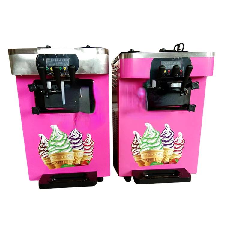 2019 popular High quality 220V table instant ice cream rolls machine ice cream machine soft serve