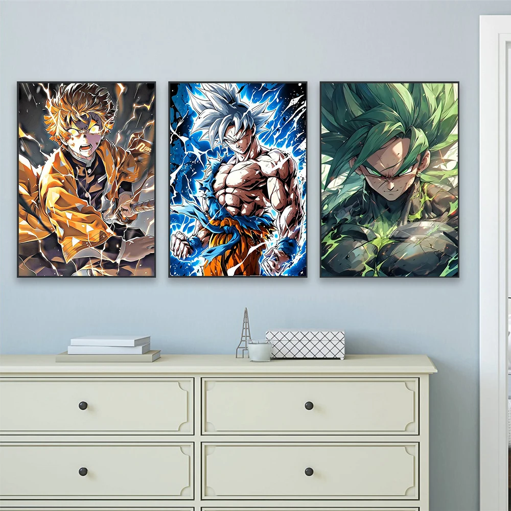 5D Diamond Painting Super Saiy - Resin Art Goku ulasan dan harga