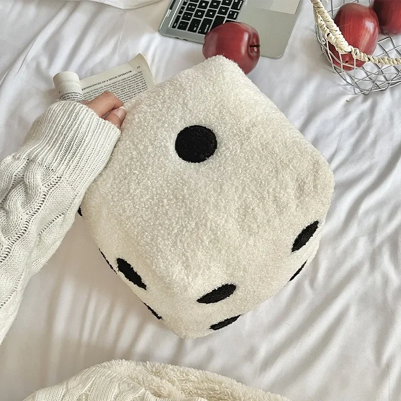 Bubble Kiss Creative Home Pillow Living Room Decoration Pillow Dice Design Plush Toy Cushion Sofa Bedroom Chair Soft Cushion