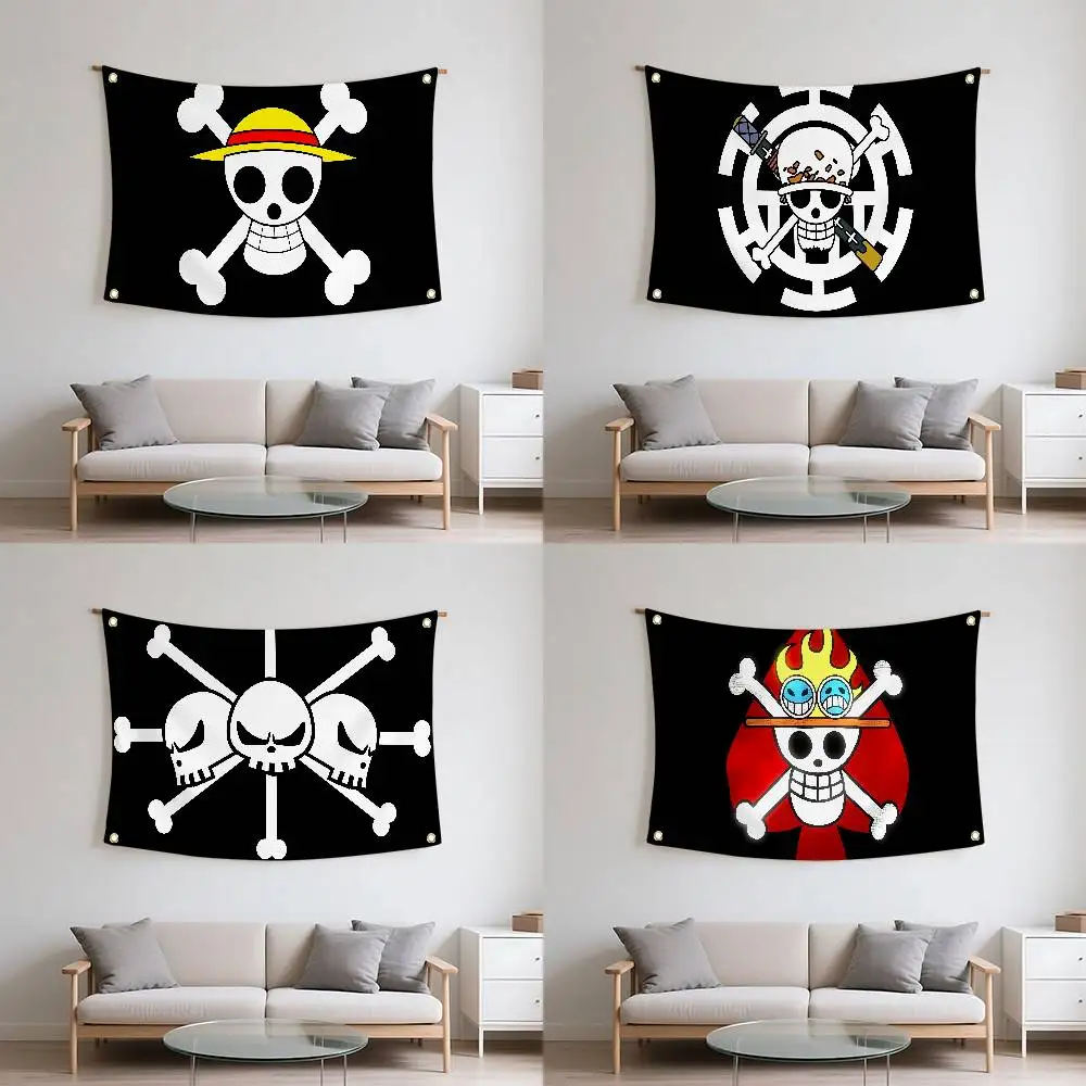 O-ONE P-PIECE Pirate Flags Room Decor Outdoor Decors Personalized Items Flags For Bedrooms Home Funny