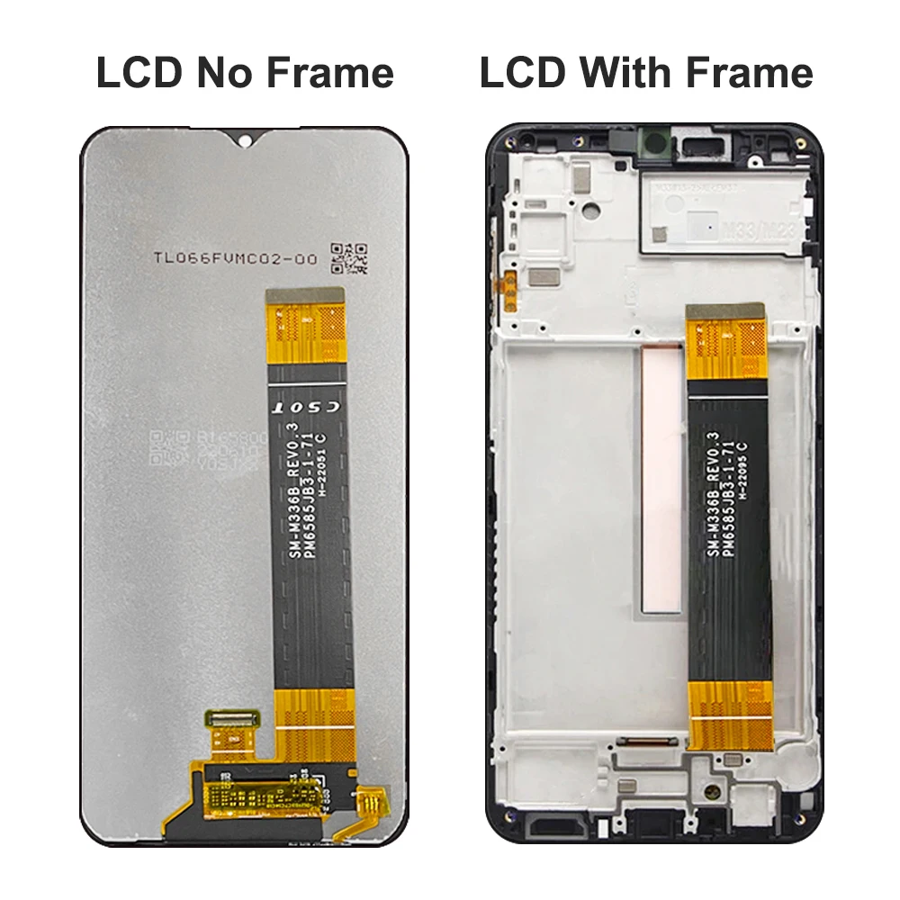 6.6 polegada m336 display para samsung m33 5g m336b SM-M336B/ds display lcd tela de toque digitador assembléia reparação substituição